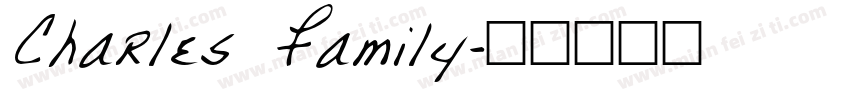 Charles Family字体转换